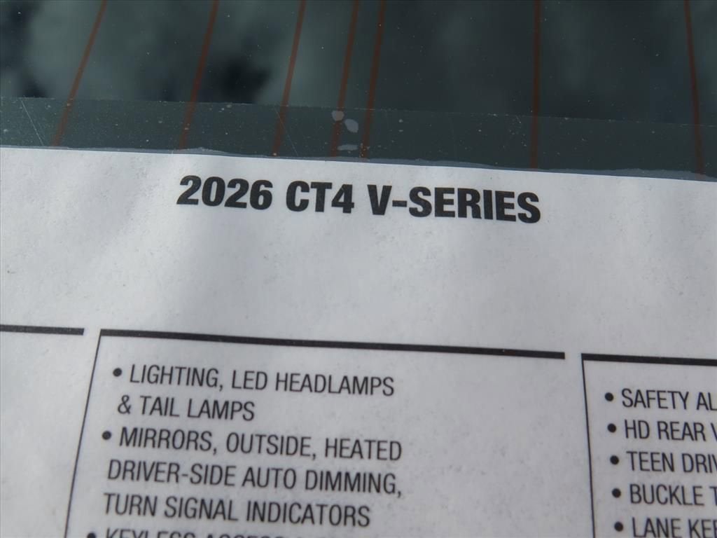 2026 Cadillac CT4-V V-Series