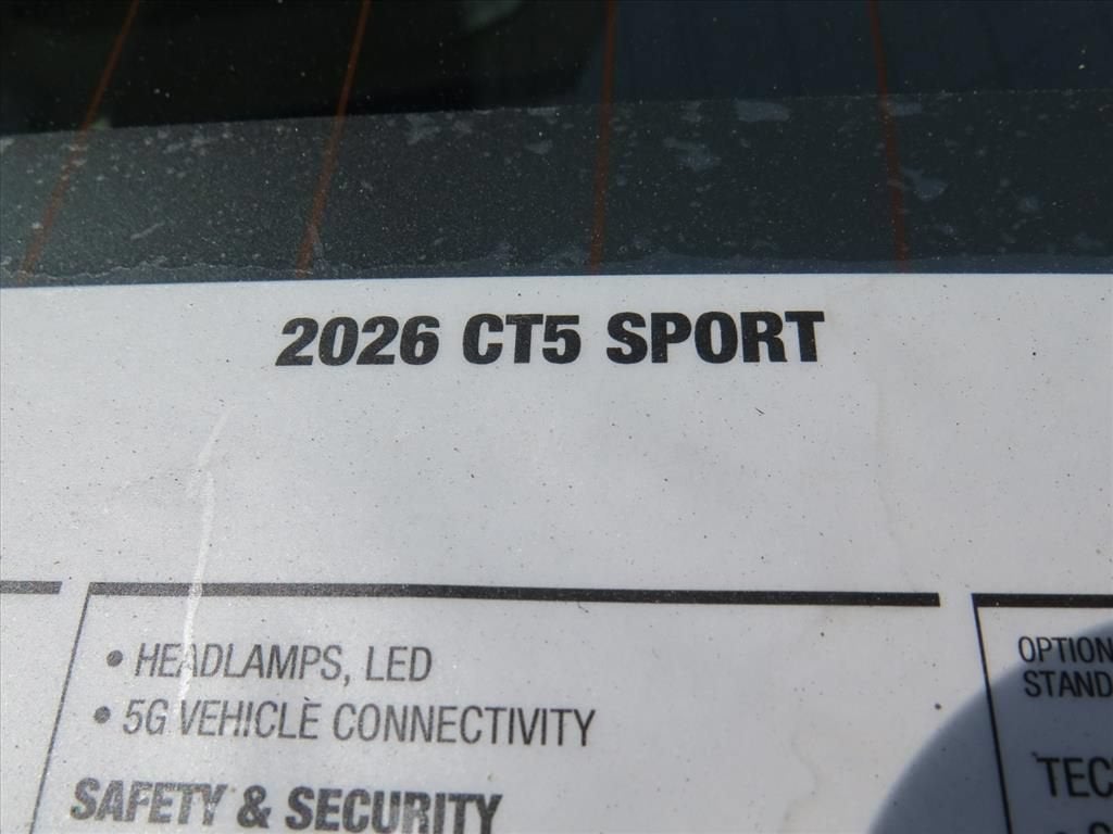 2026 Cadillac CT5 Sport