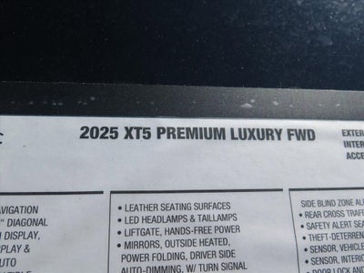 2025 Cadillac XT5 Premium Luxury