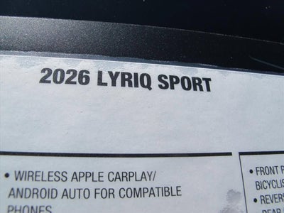 2026 Cadillac LYRIQ Sport