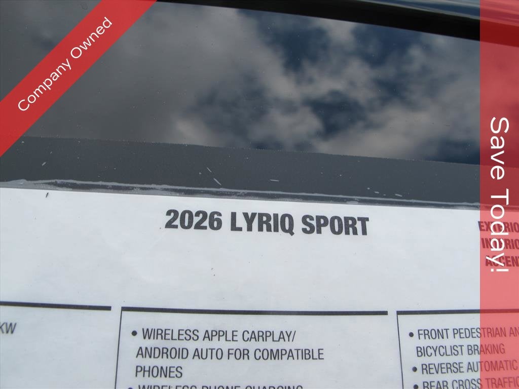 2026 Cadillac LYRIQ Sport