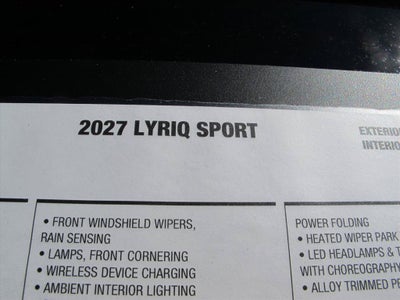 2027 Cadillac LYRIQ Sport
