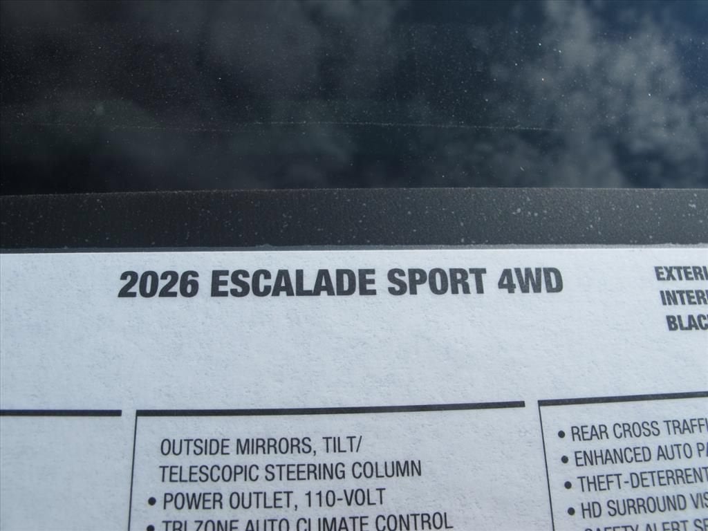 2026 Cadillac Escalade Sport