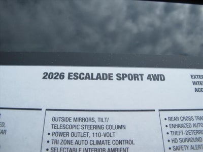 2026 Cadillac Escalade Sport