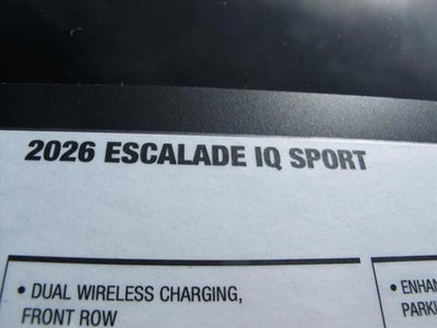 2026 Cadillac ESCALADE IQ Sport