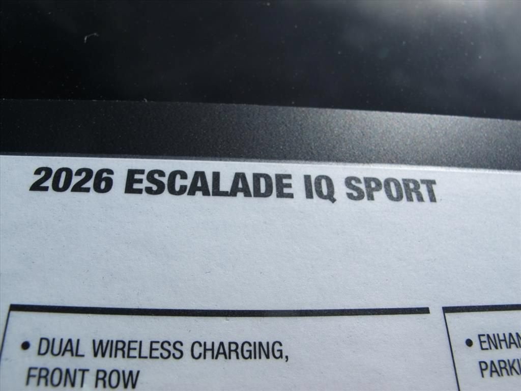 2026 Cadillac ESCALADE IQ Sport