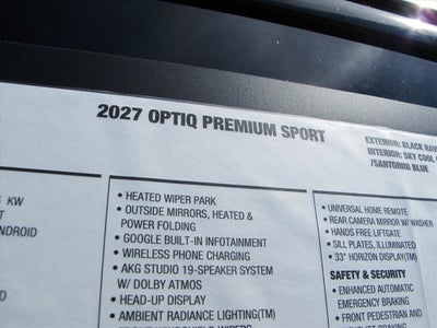 2027 Cadillac OPTIQ Premium Sport