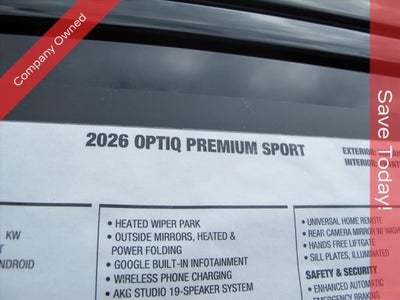 2026 Cadillac OPTIQ Premium Sport