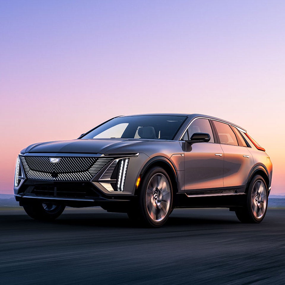 Silver Cadillac Lyriq