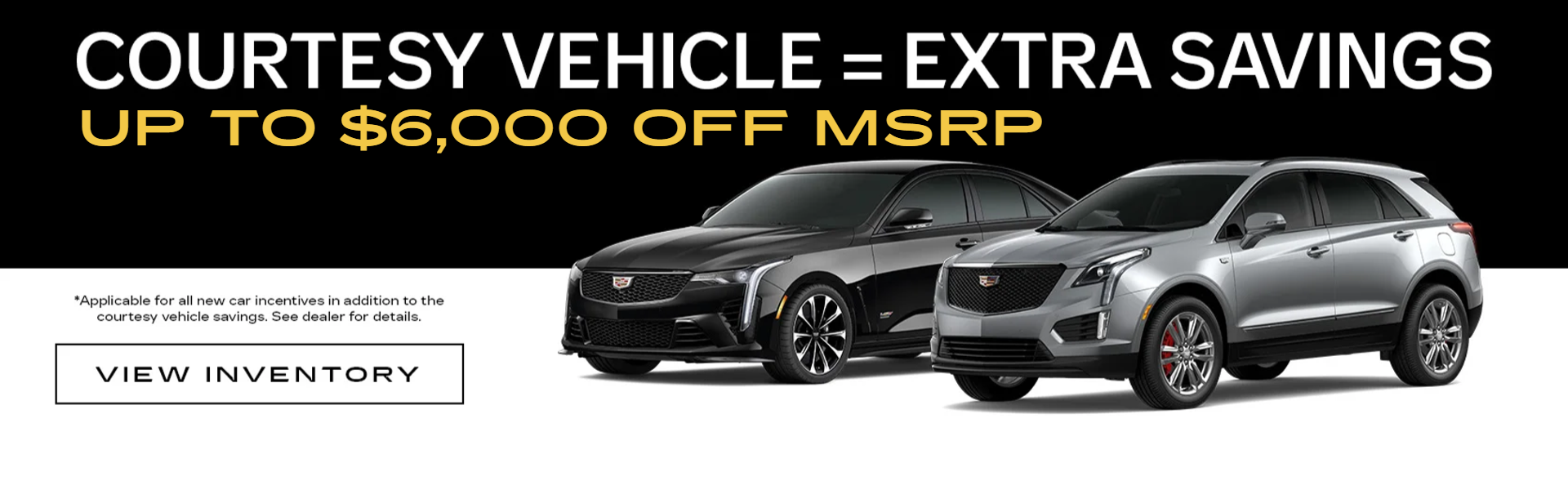 COURTESY VEHICLES AT MYRTLE BEACH CADILLAC